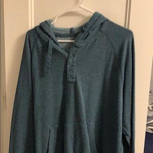 Men LL Bean button hoodie
